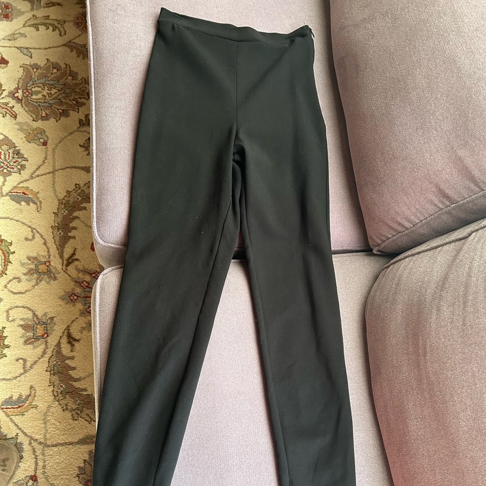 Reformation fitted black pants